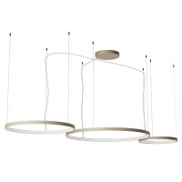 LED пендел REDO 01-3883-DALI + CSRD300SC ORION SU LED D500+750+1000 176W CCT 2700/3000/4000K SC RD DALI