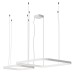 LED пендел REDO 01-3898 + CSSQ220WH ORION SU LED 500+750 96W CCT 2700/3000/4000K SWH SQ TRIAC