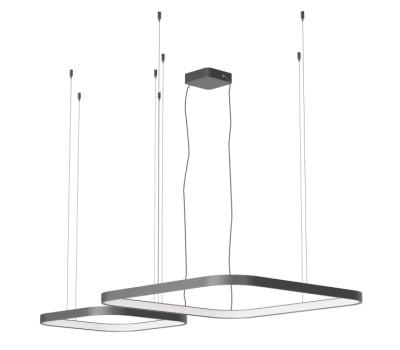 LED пендел REDO 01-3901 + CSSQ220BK ORION SU LED 500+750 96W CCT 2700/3000/4000K SBK SQ TRIAC