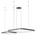 LED пендел REDO 01-3901 + CSSQ220BK ORION SU LED 500+750 96W CCT 2700/3000/4000K SBK SQ TRIAC