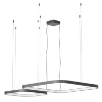 LED пендел REDO 01-3901-DALI + CSSQ220BK ORION SU LED 500+750 96W CCT 2700/3000/4000K SBK SQ DALI