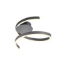 REDO 01-4009 SCROLL PL LED 27W CCT 3000K/4000K/6000K D400 SBK