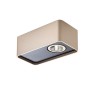 REDO 01-4227 YUKI PL LED 6.2W 2700K SILVER COFFEE/BK TRIAC