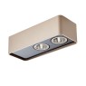 REDO 01-4231 YUKI PL LED 10W 2700K SILVER COFFEE/BK TRIAC