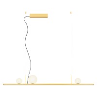 LED пендел REDO 01-4295 DUNE SU LED 40W BRASS GD/OPAL 2700K