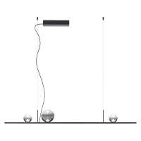 LED пендел REDO 01-4298 DUNE SU LED 40W SBK/SMOKE 3000K