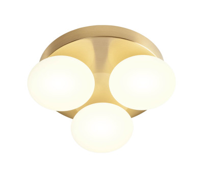 REDO 01-4307 OVUM PL LED 3X5W 3000/4000K IP44 BRASS REDO 01-4307 OVUM PL LED 3X5W 3000/4000K IP44 BRASS