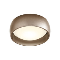 LED плафон REDO 01-4320 POLL PL LED 20W 3000K BRUSHED BROWN TRIAC