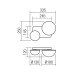 REDO 01-4325 LUMIEN AP 2L 13.4W SWH