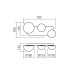 REDO 01-4328 LUMIEN AP 3L 18W SWH