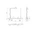 LED пендел REDO 01-4334 GOJI SU 8L 47W MGD