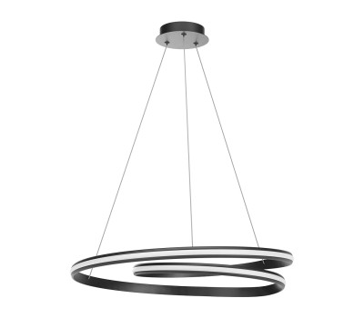 LED пендел REDO 01-4365 TORSION SU LED 60W CCT 2700K/3000K/4000K BK