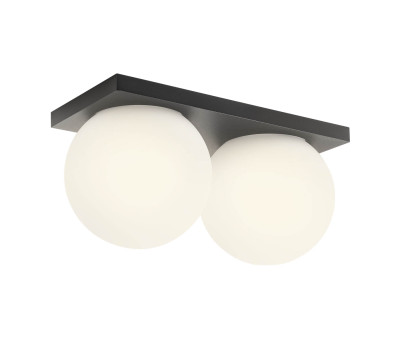 LED плафон за баня REDO 01-4385 OPALE PL/AP LED 24W 2700K SBK