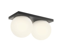 LED плафон за баня REDO 01-4387 OPALE PL/AP LED 24W 3000K SBK