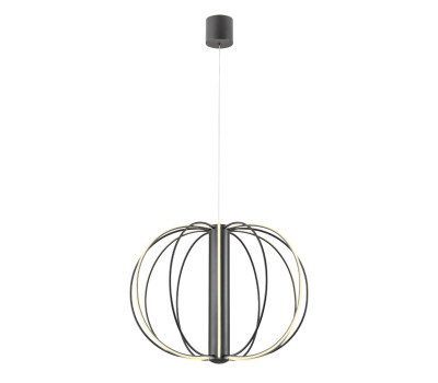 LED пендел REDO 01-4433 MOSS SU LED 72W 3000K D700 SBK