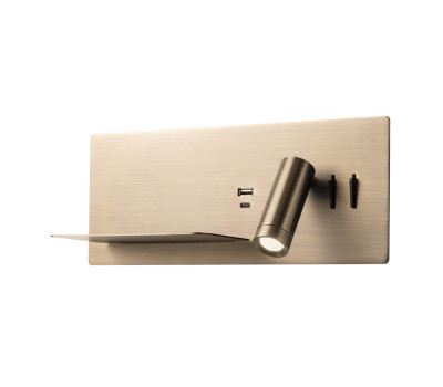 LED аплик с ключ и USB REDO 01-4467 BROOK 3000K LEFT ABZ