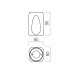 REDO 01-4484 CRISP PL LED 10.5W 2700K/3000K SBK TRIAC