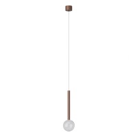 LED пендел REDO 01-4550 BOLLA SU LED 8W 2700K/3000K COFFEE TRIAC