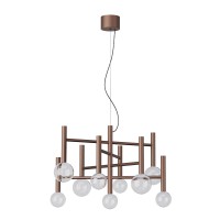 LED полилей REDO 01-4556 BOLLA SU LED 42W 2700K/3000K COFFEE TRIAC