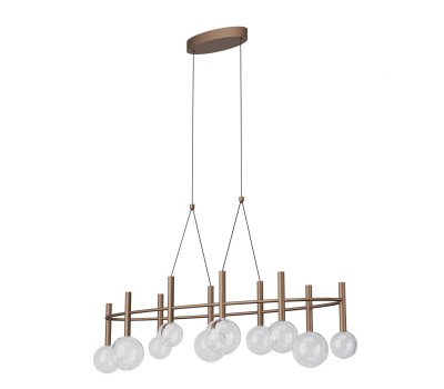 LED пендел REDO 01-4559 BOLLA SU LED 44W 2700K/3000K COFFEE TRIAC