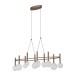 LED пендел REDO 01-4559 BOLLA SU LED 44W 2700K/3000K COFFEE TRIAC