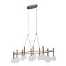 LED пендел REDO 01-4559 BOLLA SU LED 44W 2700K/3000K COFFEE TRIAC