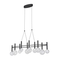 LED пендел REDO 01-4560 BOLLA SU LED 44W 2700K/3000K SBK TRIAC