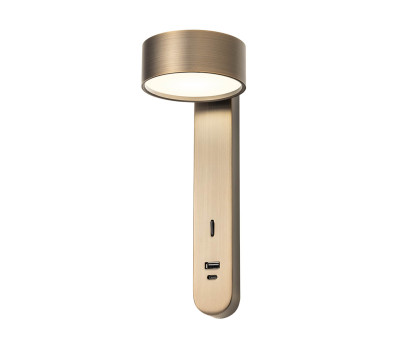 LED аплик с ключ и USB REDO 01-4642 SADES AP LED 6W 3000K ABZ