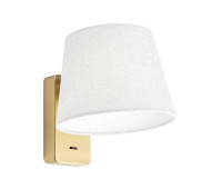 Аплик с ключ REDO 01-4644 NEMIA AP E27 GD + SCW Beige Аплик с ключ REDO 01-4644 NEMIA AP E27 GD + SCW Beige