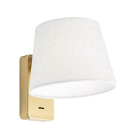 Аплик с ключ REDO 01-4644 NEMIA AP E27 GD + SCW Beige