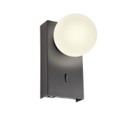 LED аплик с ключ и USB REDO 01-4659 NORMA AP LED 5W 3000K SBK