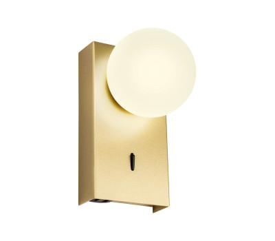 LED аплик с ключ и USB REDO 01-4766 NORMA AP LED 5W 2700K MGD