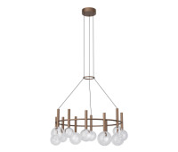 LED пендел REDO 01-4784 BOLLA SU LED 53W 2700K/3000K COFFEE TRIAC