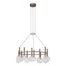 LED пендел REDO 01-4784 BOLLA SU LED 53W 2700K/3000K COFFEE TRIAC