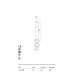 Градински стълб REDO OUTDOOR 90240 PENCIL