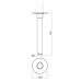 LED градински стълб REDO OUTDOOR 90455 FREE ST LED 10W IP54 DG 3000K