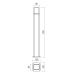 REDO OUTDOOR 90612 VOLT ST LED 13W 70CM IP54 CO 3000K