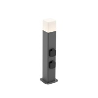 LED градински стълб REDO OUTDOOR 90614 VOLT ST LED WITH 2 SOCKETS 13W IP54 DG 3000K
