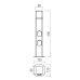 REDO OUTDOOR 90615 VOLT ST LED WITH 2 SOCKETS 13W IP54 CO 3000K