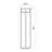 LED градински стълб REDO OUTDOOR 90677 MAX ST H80 LED 15W IP65 DG 3000K