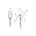 Градински прожектор с колче за земя REDO OUTDOOR 90683 TIP MINIPROIECTOR 7W GU10 DG