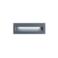 LED фасадна луна за вграждане в стена REDO OUTDOOR 90737 IGOR AP LED 6W IP54 DG 2700K