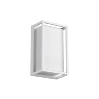 LED фасаден аплик REDO OUTDOOR 90744 QUADRIS AP LED COB 12W IP54 SWH CCT 2700K-3000K