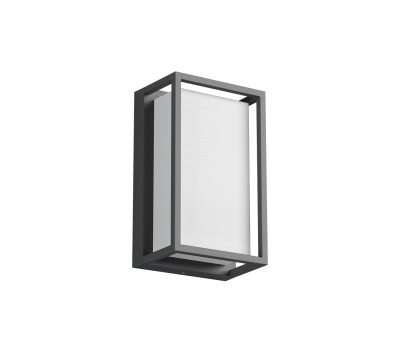 LED фасаден аплик REDO OUTDOOR 90745 QUADRIS AP LED COB 12W IP54 DG CCT 2700K-3000K