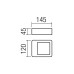 LED фасаден аплик REDO OUTDOOR 90763 RADEON AP LED 6W IP54 DB 2700K