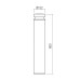 REDO OUTDOOR 90786-DALI XGROW ST H80 LED 24W DALI IP65 DG 2700K