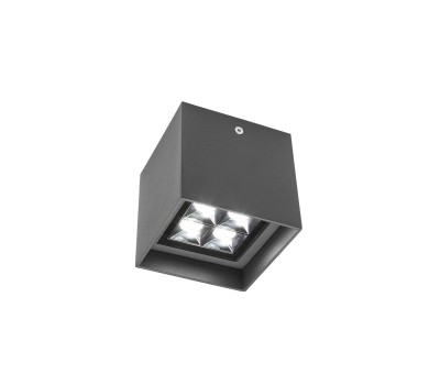 LED фасадна луна за външен монтаж REDO OUTDOOR 90793 HUB PL LED 12W IP54 DG 2700K