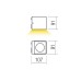 LED фасаден аплик REDO OUTDOOR 90796 TEKO AP LED COB 7W IP65 DG 2700K