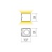 LED фасаден аплик REDO OUTDOOR 90798 TEKO AP LED COB 13.8W IP65 SHW 2700K