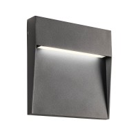 LED фасадна луна за външен монтаж REDO OUTDOOR 90843 LANDER 6W IP54 DG 2700K